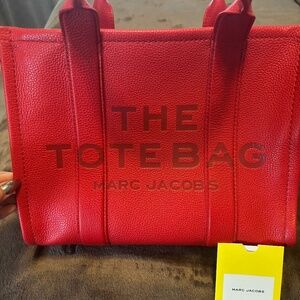 Red Marc Jacobs Tote Bag